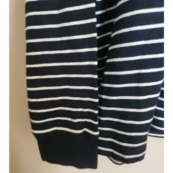 F6 Chaps Classics black and white knit top - Picture 5 of 7